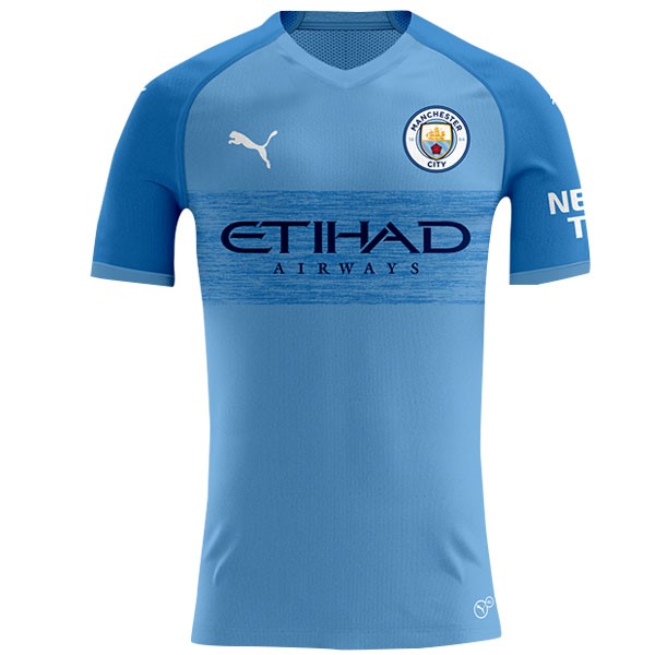 Tailandia Camiseta Manchester City 1ª 2019/20 Azul